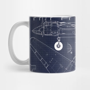 Blueprint Tupolev Tu-2 Mug